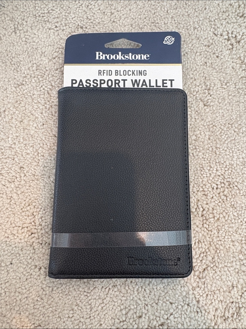 Brookstone RFID Blocking Passport Wallet - Black